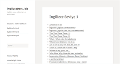 Desktop Screenshot of ingilizceders.biz